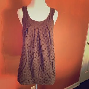 Anthropologie Weston Wear tank top eyelet blouse